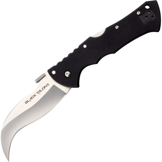 Нож COLD STEEL BLACK TALON II PLAIN EDGE CS_22BT